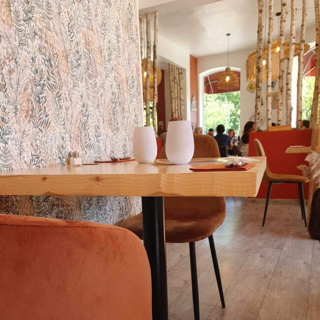 Intérieur restaurant Dame Martine